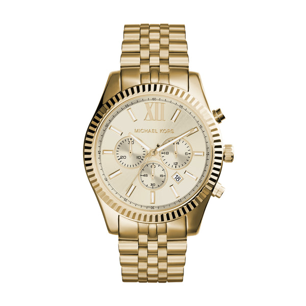 Michael Kors Lexington Gold Chrono Watch MK8281