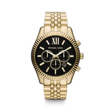 Michael Kors Lexington Gold Chronograph Mens Watch MK8286