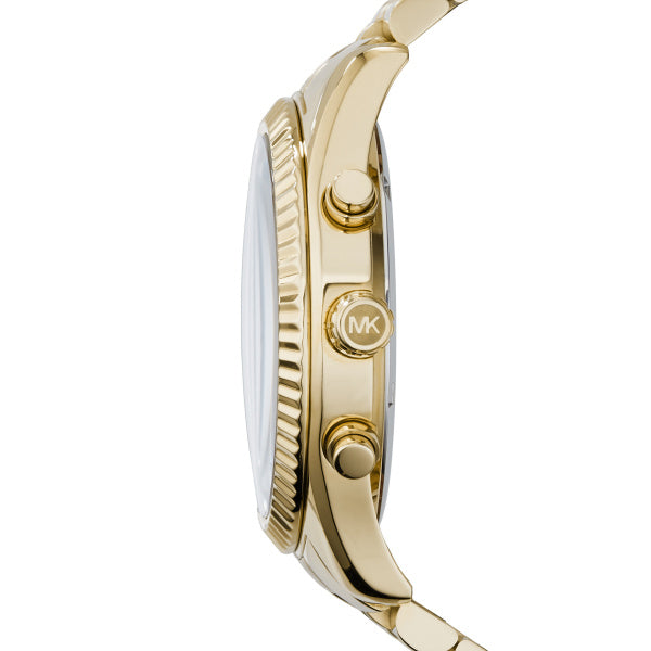 Michael Kors Lexington Gold Chronograph 44mm Watch MK8286