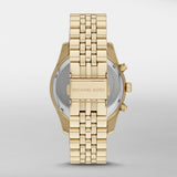 Michael Kors Lexington Gold PVD Chronograph 44mm Watch MK8286