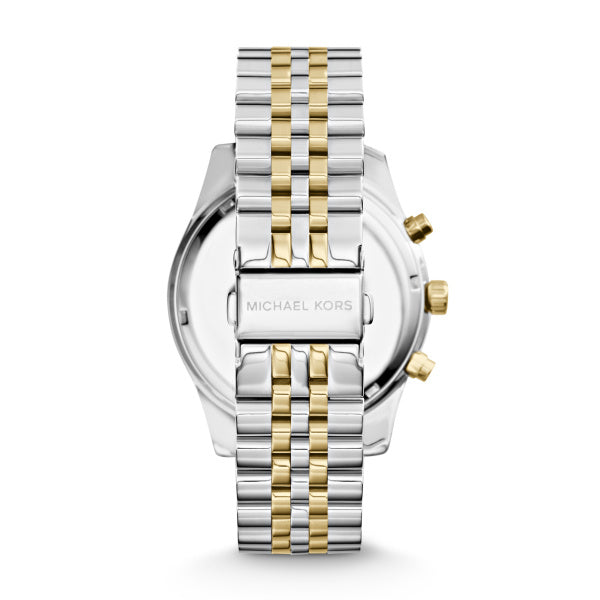 Michael Kors Lexington Two-Tone Chrono 44mm Watch MK8344