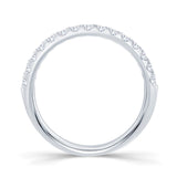 18ct White Gold Emerald Cut 0.95ct Diamond Ring