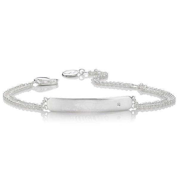 Molly Brown Personalised My First Diamond ID Bracelet MB221-2