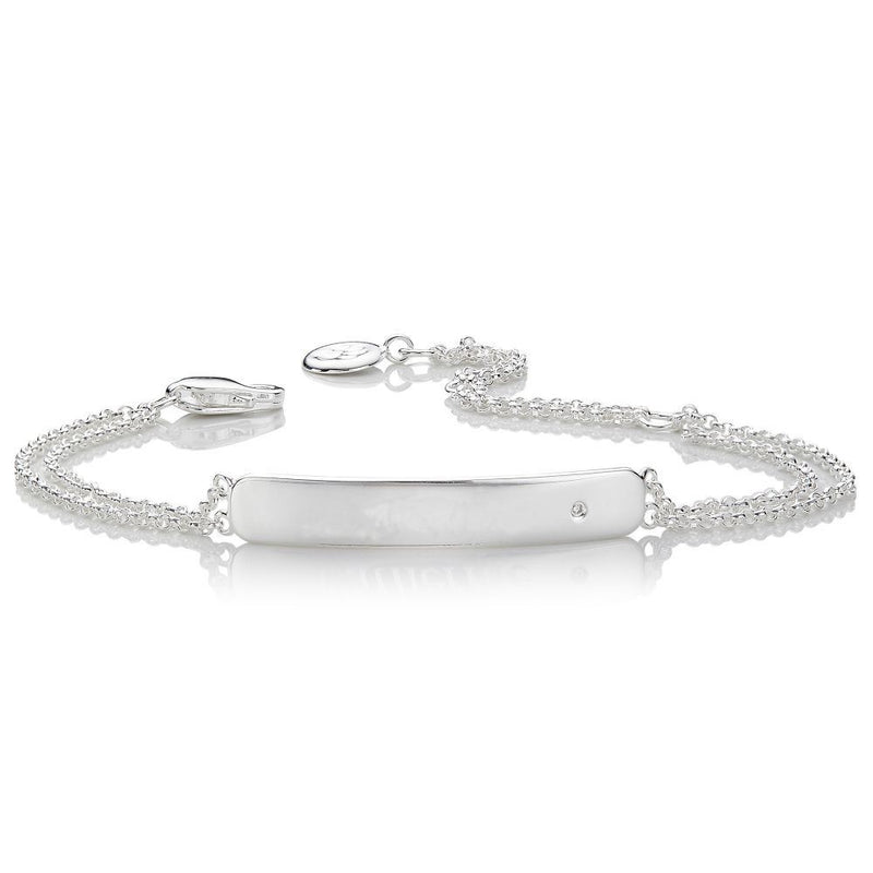 Molly Brown Personalised My First Diamond ID Bracelet