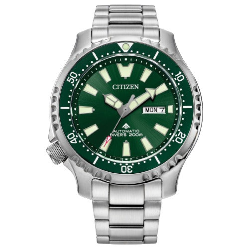 Citizen Promaster Dive Automatic Silver Steel 44mm Watch NY0151-59X