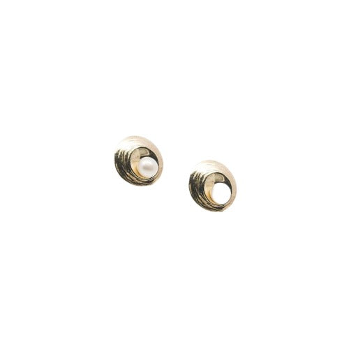 Martina Hamilton Oyster Pearl 9ct Gold Earrings