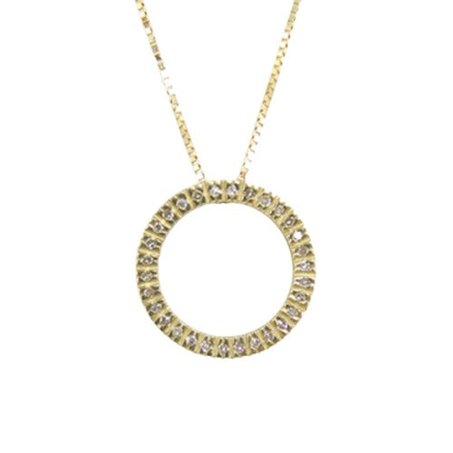 9ct Gold 0.15ct Diamond Necklace