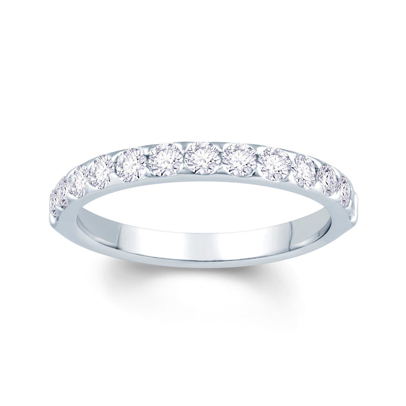 Platinum Claw-Set Diamond 0.50ct Ring
