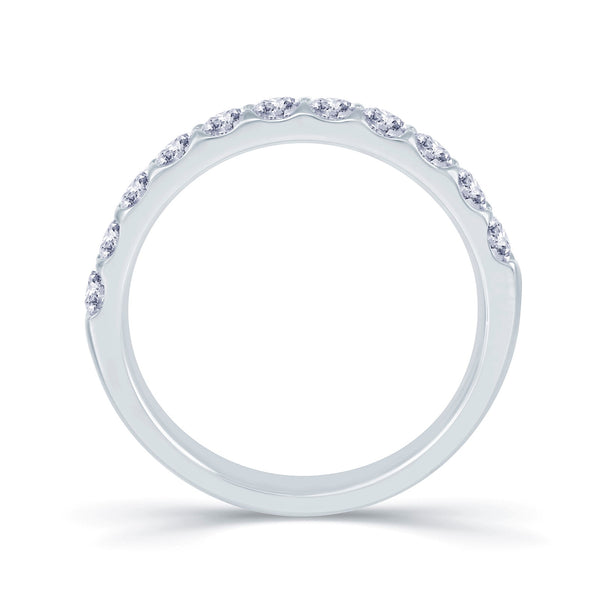 Platinum Claw-Set Diamond 0.75ct Ring