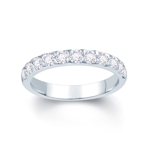 Platinum Claw-Set Diamond 0.75ct Ring