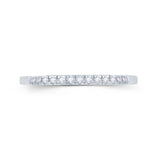 9ct White Gold 0.07ct Diamond Wedding Ring