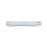 Platinum Channel Set 0.10ct Diamond Ring