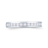 18ct White Gold Channel Set 0.40ct Diamond Ring
