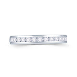 18ct White Gold Channel Set 0.40ct Diamond Wedding Ring