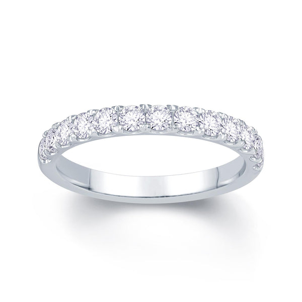 18ct White Gold Round Split Claw 0.58ct Diamond Ring