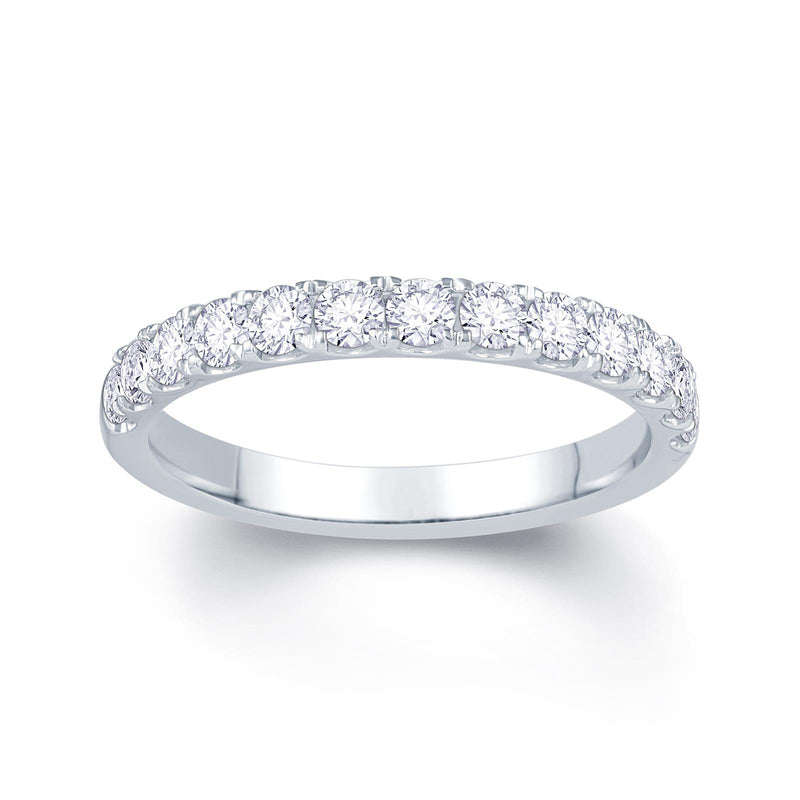 18ct White Gold Round Split Claw 0.58ct Diamond Ring