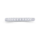 18ct White Gold Round Split Claw 0.58ct Diamond Ring