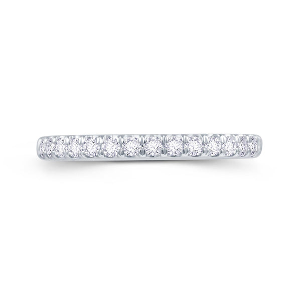 18ct White Gold Round Split Claw 0.58ct Diamond Ring