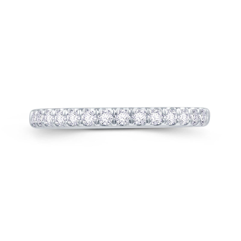 18ct White Gold Round Split Claw 0.58ct Diamond Ring
