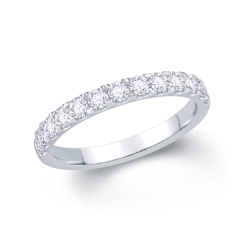 18ct White Gold Round Split Claw 0.58ct Diamond Ring