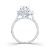 Platinum Round Solitaire 1.0ct Diamond Ring