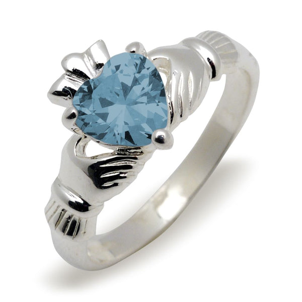 House of Lor March SIlver Birthstone Ring RS.00975-3