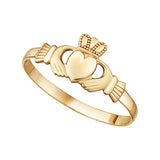 9ct Gold Mini Claddagh Ring S2237
