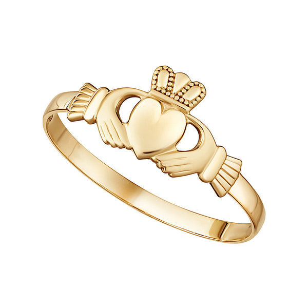 9ct Gold Mini Claddagh Ring S2237