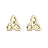 9ct Gold Trinity Knot Stud Earrings