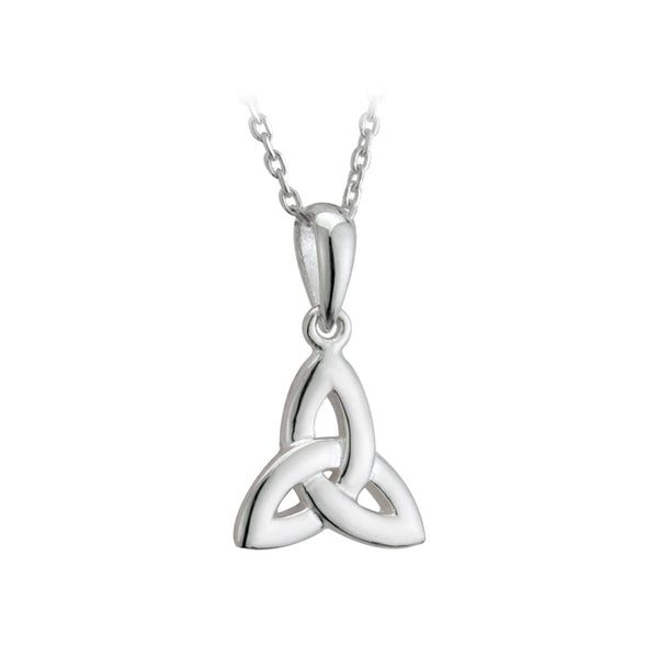 Sterling Silver Trinity Knot (Mini - Me) Pendant Necklace S44395