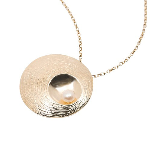 Martina Hamilton 9ct Gold Large Oyster Pearl Necklace