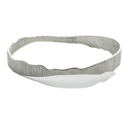 Martina Hamilton Shell Silver Bangle SH8