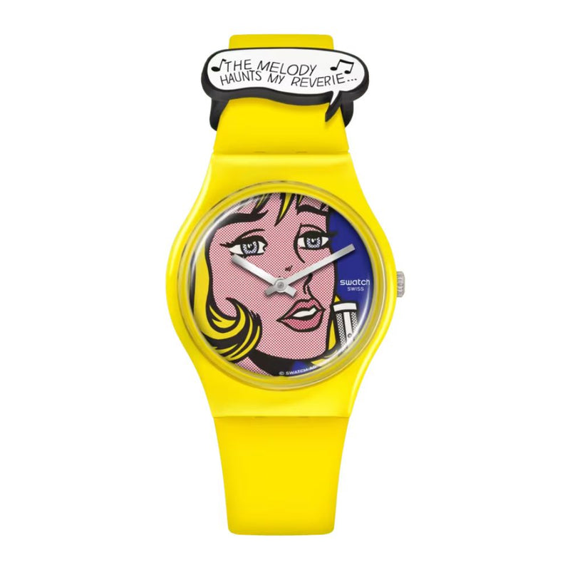 Swatch Reverir by Roy Lichtentein Quartz 34mm Watch