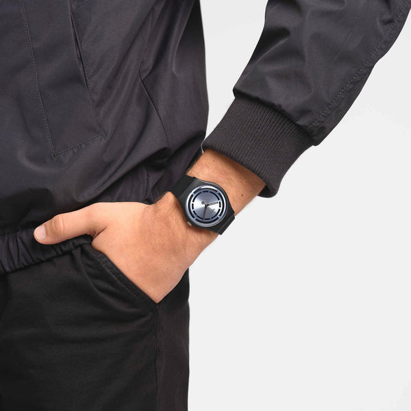 Swatch Circled Line Quartz 41mm Watch SO32B118