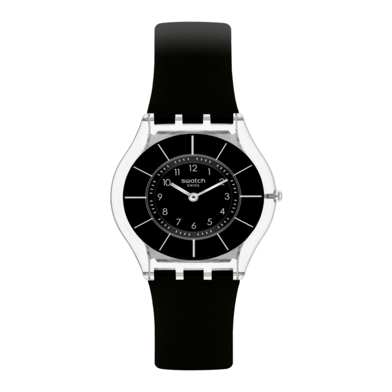 Swatch Quartz 34mm Black Classiness Again Watch
