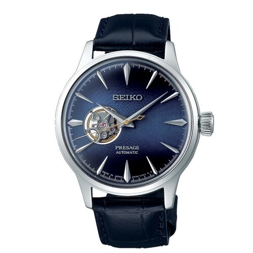 Seiko Presage Automatic 40.5mm Blue Dial Steel Watch SSA405J1