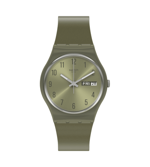 Swatch PearlyGreen Quartz 34cm Watch GG712