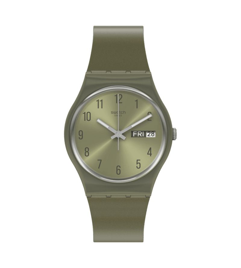 Swatch PearlyGreen Quartz 34cm Watch GG712