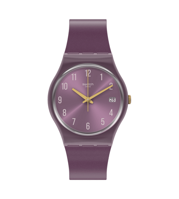 Swatch PearlyPurple Quartz 34cm Watch GV403