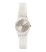 Swatch Silver Glistar Too Quartz 25cm Watch LK343E