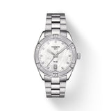 Tissot PR100 Sport Chic Quartz Mother of Pearl Dial 36mm Diamond Ladies Watch T1019101111600
