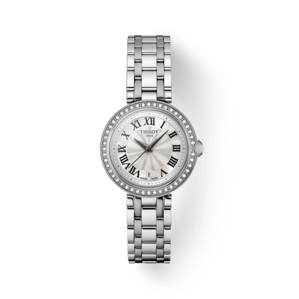 Tissot Bellissima Small Lady Quartz Diamond Steel 26mm Ladies Watch T1260106111300