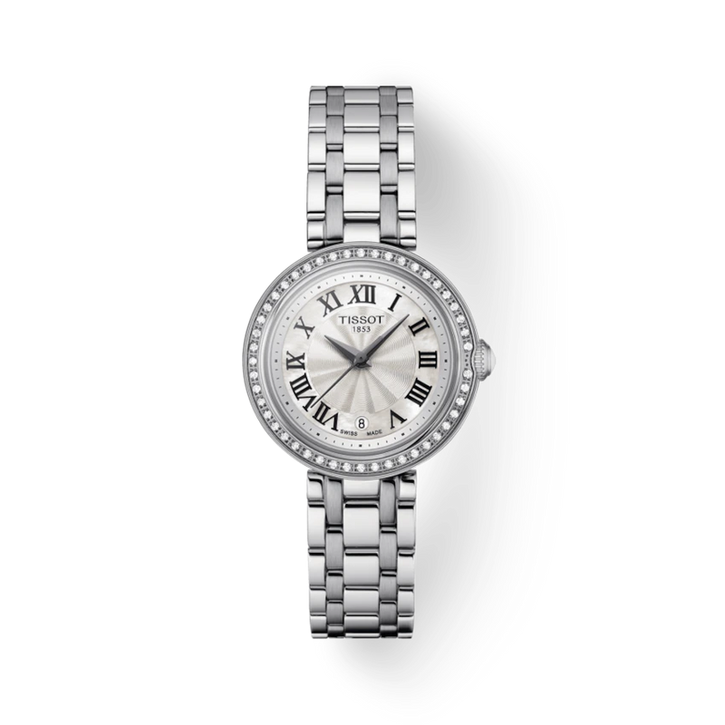 Tissot Bellissima Small Lady Quartz Diamond Steel 26mm Ladies Watch T1260106111300