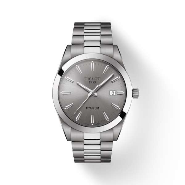 Tissot Gentleman Quartz Titanium 40mm Mens Watch T1274104408100