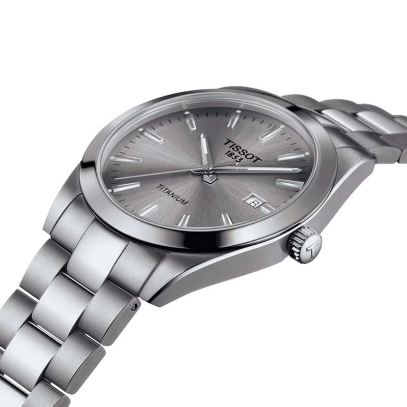 Tissot Gentleman Quartz Titanium 40mm Watch T1274104408100