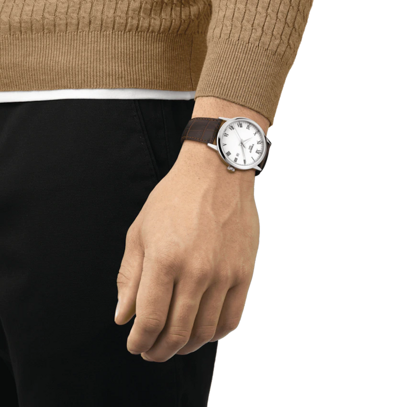 Tissot Classic Dream Quartz Brown Leather 42mm Watch T1294101601300