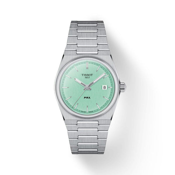 Tissot PRX Quartz Light Green Dial 35mm Watch T1372101109100