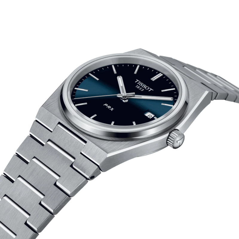 Tissot PRX 70's Retro Style Quartz Blue Dial Steel 40mm Watch T1374101104100