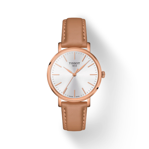Tissot Everytime Lady Quartz Rose Gold 34mm Ladies Watch T1432103601100