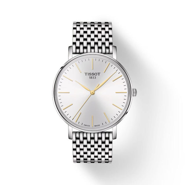 Tissot Everytime Quartz Silver Steel White Dial 40mm Watch T1434101101101